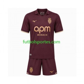 Camiseta AS Monaco Niño Segunda Equipación 2026/2027